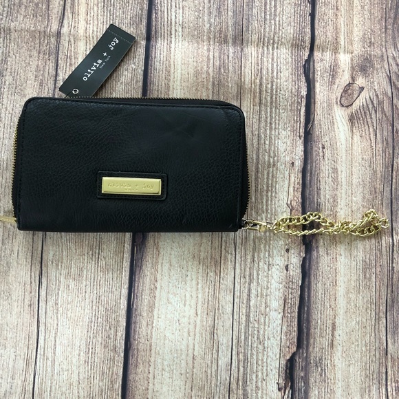 Olivia + Joy Handbags - New Olivia + Joy Black Clutch/Wristlet